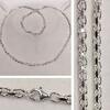 Schöne Silberkette 925er Silber Collier Kette Silberschmuck Silbercollier -