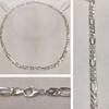 Hübsche Panzerkette 925er Silber Silberkette Kette Silberschmuck Silbercollier -