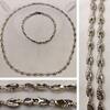 Schönes Silberset 925er Silber Silberkette Silberarmband Silberschmuck -