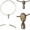 Silbercollier Halsreif mit Anhänger 925er Silber Collier Silberschmuck -