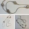 Sterling Lange Kette/Collier 925 er Silber Silbercollier Silberkette -