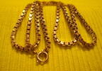 Silberkette Lang 835er Silber Veneziakette -