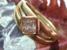 Elegantes Ring Pierre Lang Ring vergoldet Edelstein -