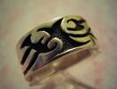 Tribal Muster Gothic Silberring 925er Silber -