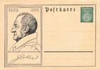 Deutsches Reich Deutschland AK, Ganzsache, Postkarte Goethe, 1832-1932 -