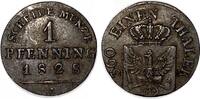 Altdeutschland/ Brandenburg-Preußen 1 Pfennig Friedrich Wilhelm III. -