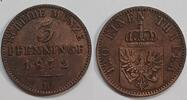 Altdeutschland 3 Pfennig Brandenburg-Preußen -