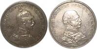 Brandenburg-Preussen Silber Medaille Wilhelm II., Deutscher Kaiser -