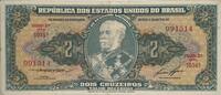 Brasilien 2 Cruzeiros Banknote -