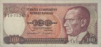 Türkei,Türkiye 100 Lira Banknote -