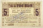 Deutschland Deutsches Reich 5 Mark Notgeld Notgeldschein, der Stadt Neustadt im Schwarzwald, Baden Württemberg -