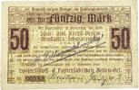 Deutschland Deutsches Reich 50 Mark Notgeld Notgeldschein, der Stadt Neustadt im Schwarzwald, Baden Württemberg -
