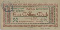 Deutsches Reich Deutschland 1 Millon Mark Notgeld, Notgeldschein, Gutschein, Hausham - Bergwerksdirektion -
