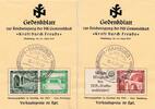 Deutschland Drittes Reich, Deutsches Reich Gedenkblatt zur Reichstagung der NS Gemeinschaft Kraft durch Freude , Hamburg -