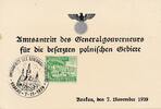 Deutschland Drittes Reich, Polen AK Propaganda Ansichtskarte Postkarte Amtsantritt des Generalgouverneurs für die besetzten polnischen Gebiete, Krakau -