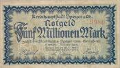 Deutschland, Deutsches Reich 5 Millionen Mark Notgeld, Notgeldschein, Kreishauptstadt Speyer a.Rh. -