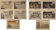 Deutschland, Deutsches Reich 1x 50 Pfennig, 4x 1 Mark Notgeld der Stadt Ehrenfriedersdorf, 5 Scheine -