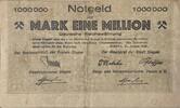 Deutschland, Deutsches Reich 1 Million Mark Notgeld, Kreis und Stadt Siegen, Westfalen, Berg und Hüttenmännischer Verein a.V -