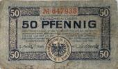 Deutschland, Deutsches Reich 50 Pfennig Notgeld, Notgeldschein, der Stadt Saarbrücken, Gutschein -