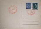 Deutschland, Drittes Reich Postkarte, Propaganda Stempel Prag, Tschechoslowakei -