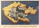 Drittes Reich, Deutschland Postkarte, Propaganda Wir danken unserem Führer -