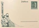 Drittes Reich, Deutschland Postkarte, Ganzsache -