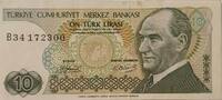 Türkei 10 Lira Banknote E7, I.Tertip -
