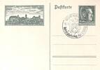 Drittes Reich, Deutschland Postkarte, Propaganda, Ganzsache Nürnberg, Reichsparteitag der NSDAP -
