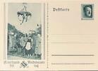 Drittes Reich, Deutschland Postkarte, Ganzsache -