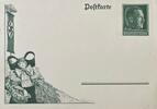 Drittes Reich, Deutschland Postkarte, Ganzsache -