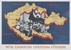 Drittes Reich, Deutschland Postkarte, Propaganda Wir danken unserem Führer -
