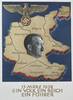 Drittes Reich, Deutschland Postkarte, Propaganda 13. März 1938, Ein Volk, Ein Reich, Ein Führer -