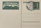 Drittes Reich, Deutschland Postkarte, Ganzsache Nürnberg, Reichsparteitag der NSDAP -