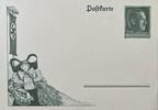 Drittes Reich, Deutschland Postkarte, Ganzsache -