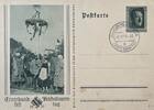 Drittes Reich, Deutschland Postkarte, Ganzsache Bückeberg, Erntedanktag -