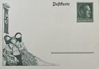 Drittes Reich, Deutschland Postkarte, Ganzsache -