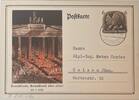 Drittes Reich, Deutschland Postkarte, Ganzsache -