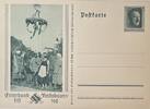 Drittes Reich, Deutschland Postkarte, Ganzsache -