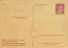 Deutschland, Drittes Reich Postkarte/Ganzsachen Der Führer kennt nur Kampf, Arbeit und Sorge guter Zustand