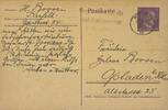 Deutschland, Drittes Reich Postkarte/Ganzsachen Stempel Krefeld -