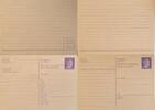 Deutschland, Drittes Reich Postkarte mit Antwortkarte/Ganzsachen Ostarbeiter Karte -