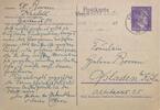 Deutschland, Drittes Reich Postkarte/Ganzsachen Stempel Krefeld -