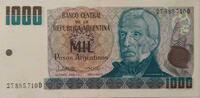 Argentinien 1000 Pesos Banknote -