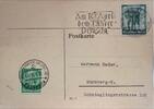 Deutschland, Drittes Reich Postkarte Stempel: Nürnberg Die Stadt der Reichsparteitage -