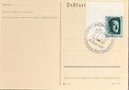 Drittes Reich, Deutschland Postkarte mit Briefmarke München -