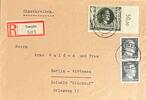 Drittes Reich, Deutschland Briefumschlag mit Briefmarke Templin -