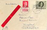 Drittes Reich, Deutschland Briefumschlag mit Briefmarke Freudenstadt -