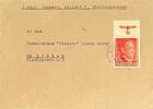 Drittes Reich, Deutschland Briefumschlag mit Briefmarke Lamberg -