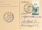 Drittes Reich, Deutschland Postkarte mit Briefmarke Berlin -