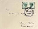 Drittes Reich, Deutschland Briefumschlag mit Briefmarke Wien -